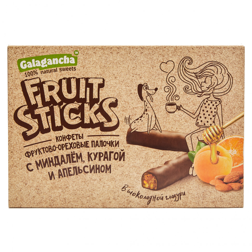  Берестов КРАФТ Fruit Stiсks с курагой и миндалем, 175г   в Коркине