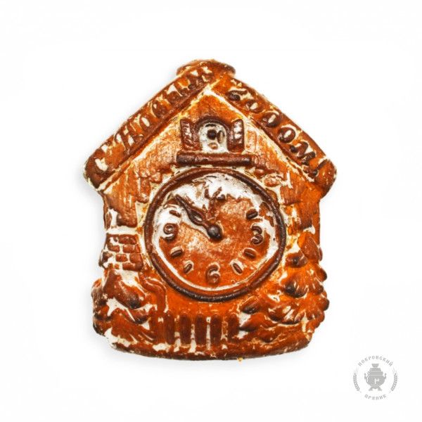 №1 Пряник печатный  Часы, 300г(начинка сгущёнка+орех) в Коркине